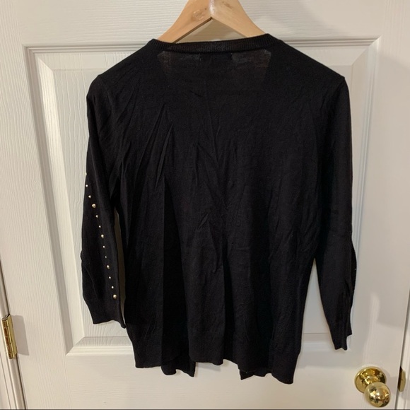 NWT New York & Company Lightweight Studded Cardigan - Picture 3 of 4